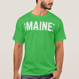 T-shirt Maine En Plein Air Oie Homard Ours Kayak Voile