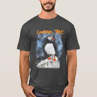 T-shirt Maine Puffin and City