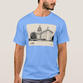 T-shirt Maine State USA Oversized