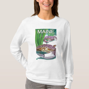 T-shirt MaineCrab et pêcheur