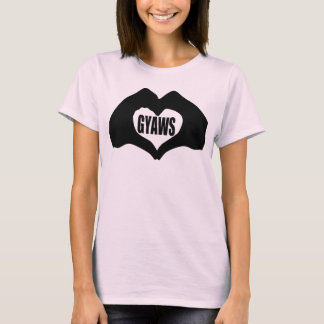 T-shirt Mains 2016 - femmes de coeur de GYAWS