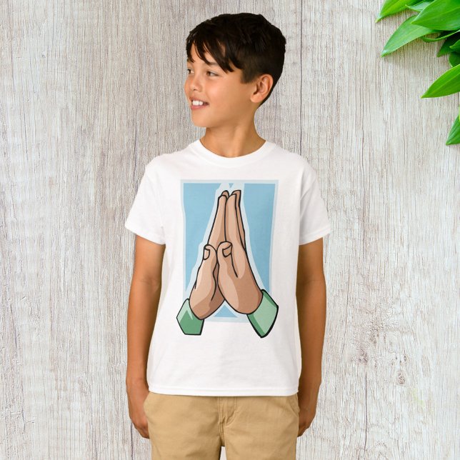 T-shirt Mains Dans La Prière (Créateur téléchargé)