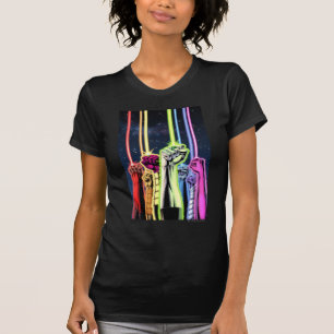 T-shirt Mains dans le ciel avec des anneaux - couleur