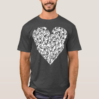 T-shirt Mains de coeur ASL