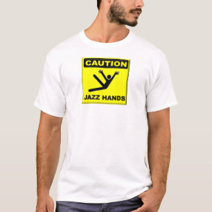 T-shirt Mains de jazz de précaution