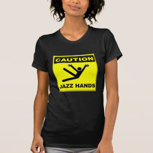 T-shirt Mains de jazz de précaution