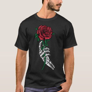 T-shirt Mains De Squelette Tenant Un Costume D'Halloween R