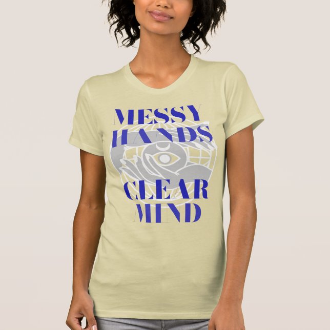 T-shirt Mains Désordonnées Esprit Clair Hobby Créatif Chao (Devant)