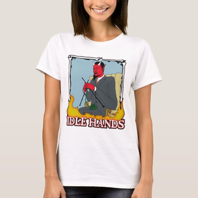 T-shirt Mains oisives (Devant)