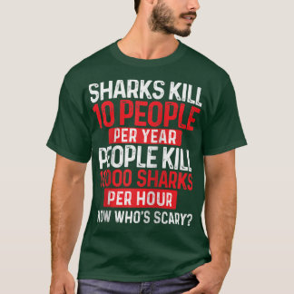 T-shirt Maintenant Qui Fait PeurRequin Lover Protection De