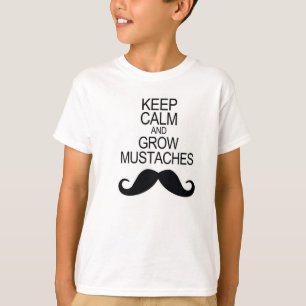 T-shirt Maintenez calme et élevez les moustaches