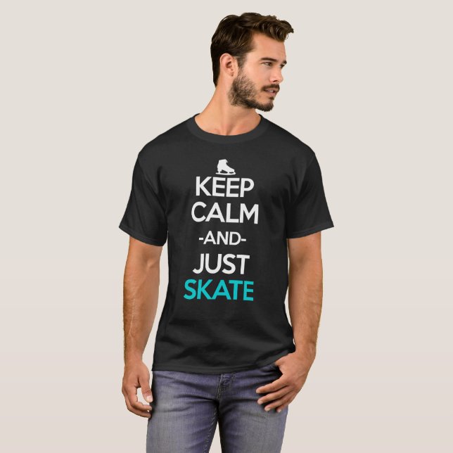 T-shirt Maintenez calme et juste chemise de Manga d'Anime (Devant entier)