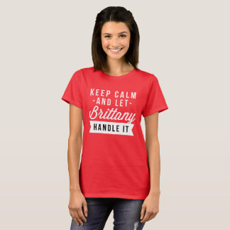 T-shirt Maintenez calme et laissez la Bretagne la