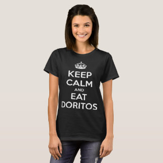 T-shirt Maintenez calme et mangez Doritos gardent le