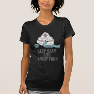T-shirt Maintenez calme et portez le fil