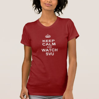 T-shirt Maintenez chemise calme et de la montre SVU