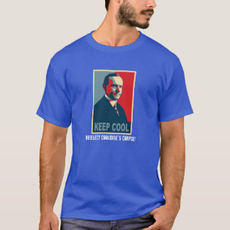 T-shirt Maintenez frais (réélisez le cadavre de Coolidge