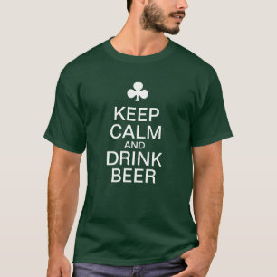 T-shirt MAINTENEZ LA BIÈRE 2 CALME et de BOISSONS