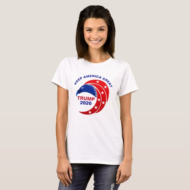 T-shirt Maintenez l'Amérique grande encore pour trump 2020 (Devant entier)