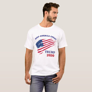 T-shirt Maintenez l'Amérique grande encore pour trump le