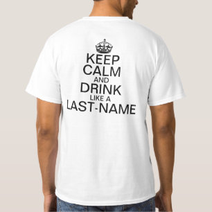 T-shirt Maintenez le nom de famille fait sur commande