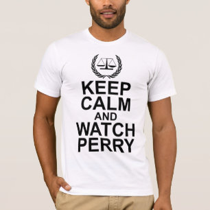 T-shirt Maintenez les échelles calmes et de montre de