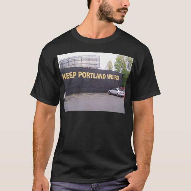T-shirt Maintenez Portland étrange (Devant)