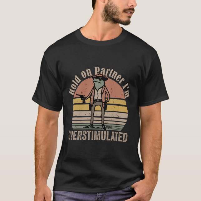 T-shirt Maintenir Sur Le Partenaire Im Surstimulé Cowboy F (Devant)