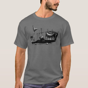 T-shirt Maire de Halloween Town Drise Hearse