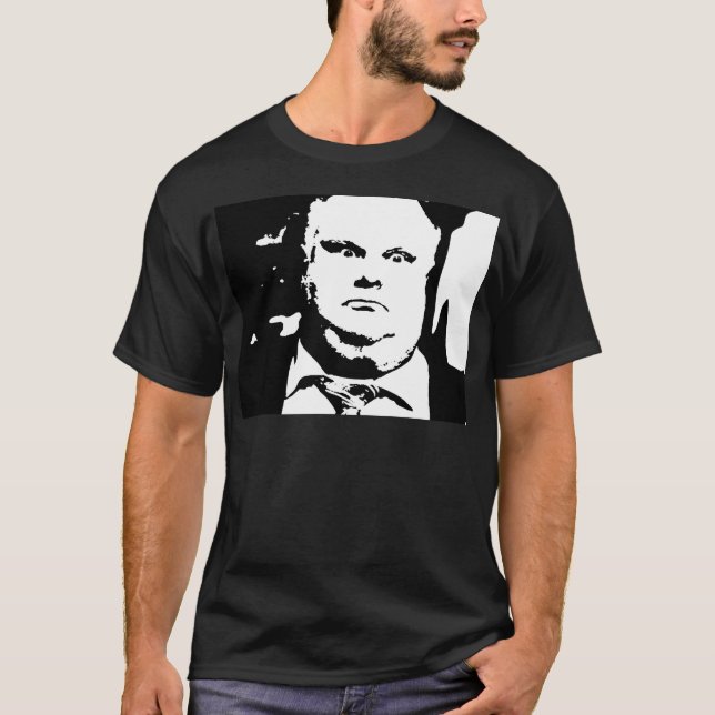 T-shirt Maire de tabagisme Rob Ford de fente de Toronto (Devant)