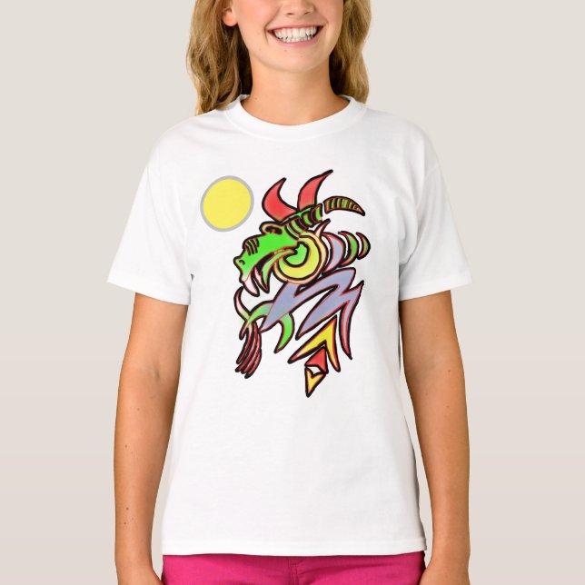 T-shirt Mais c'était un bon plan louche, dragon de graffit (Devant)