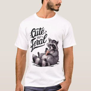 T-shirt Mais Feral Panda Raccoon Costume Raccoon Trac