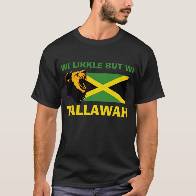 T-shirt MAIS WI TALLAWAH Jamaïque (Devant)