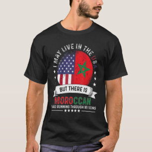 T-shirt Maison Américaine Marocaine aux Etats-Unis Patriot