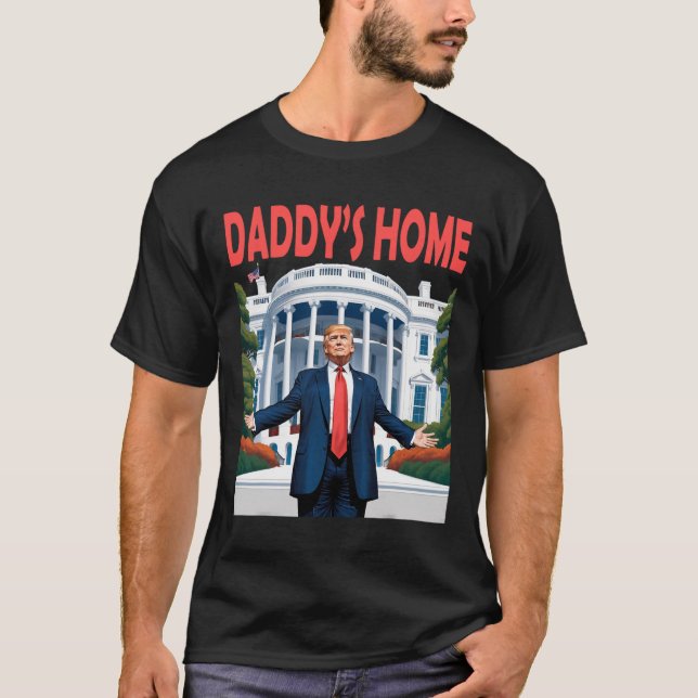 T-shirt Maison Blanche de Trump Daddy (Devant)