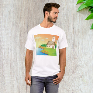 T-shirt Maison de campagne au bord du lac