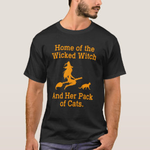 T-shirt Maison de la sorcière méchante et de sa meute de c