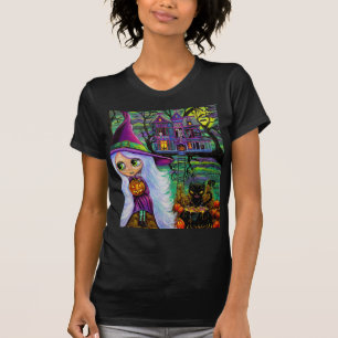 T-shirt Maison de l'Arbre Ensorcelée Halloween Poupée Sorc