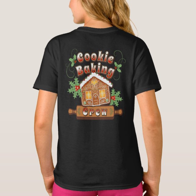 T-shirt Maison de pain d'épices de Noël - (Dos)