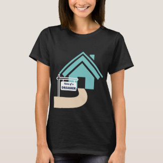 T-shirt Maison de rêve design de panneau avec maison turqu