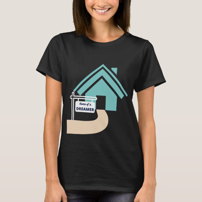 T-shirt Maison de rêve design de panneau avec maison turqu (Devant)