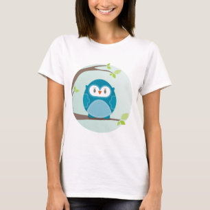 T-shirt MAISON DOUCE À LA MAISON : : Hibou dans un arbre 5