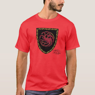 T-shirt MAISON DU DRAGON Maison Targaryen Crest