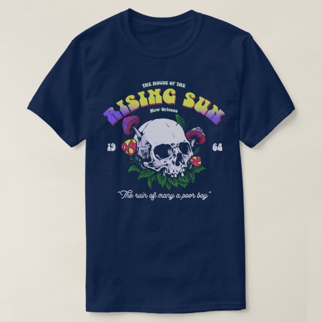 T-shirt Maison du Soleil Levant 1964 Musique des années 19 (Design devant)