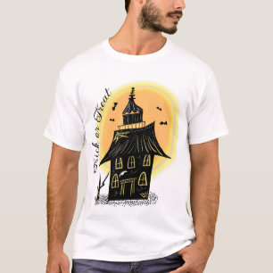 T-shirt Maison Hantée Costume de fête d'anniversaire Hallo