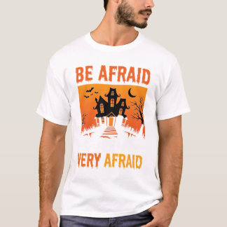 T-shirt Maison Hantée Halloween Soyez Effrayés