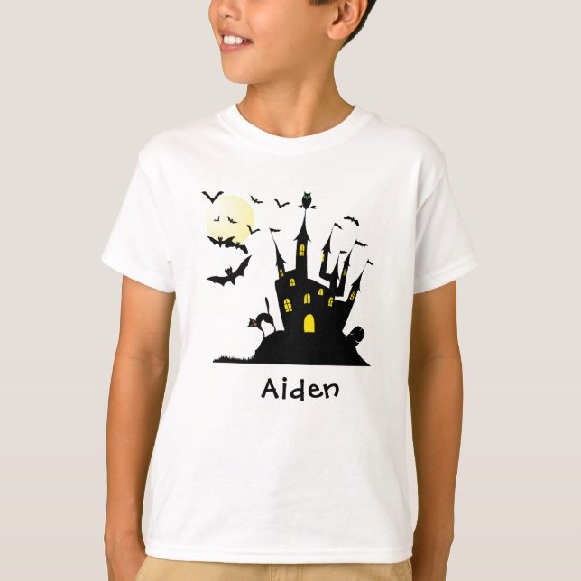 T-shirt Maison hantée Monogrammé (Devant)