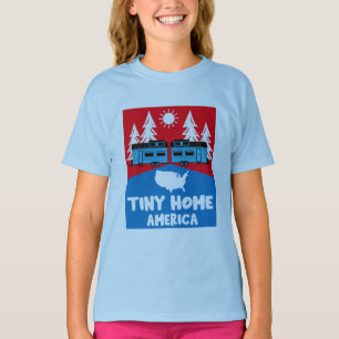 T-shirt Maison minuscule Amérique