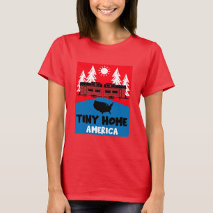 T-shirt Maison minuscule Amérique