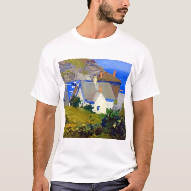 T-shirt Maison Monhegan d'Edward Hopper (Devant)
